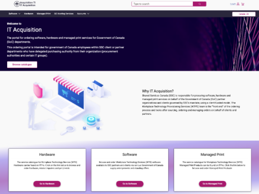 SSC – Workplace Technology Provisioning Modernization